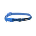 Li'l Pals Adjustable Dog Collar with Glitter Overlay - Blue Sparkles Petite Small - 3/8" x 8"-12" 