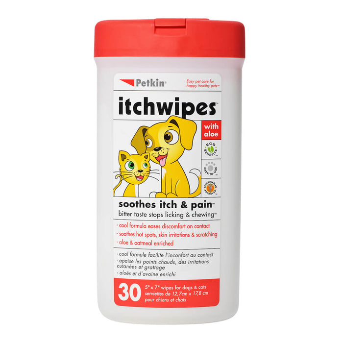 Itch Wipes 30 Count - White  