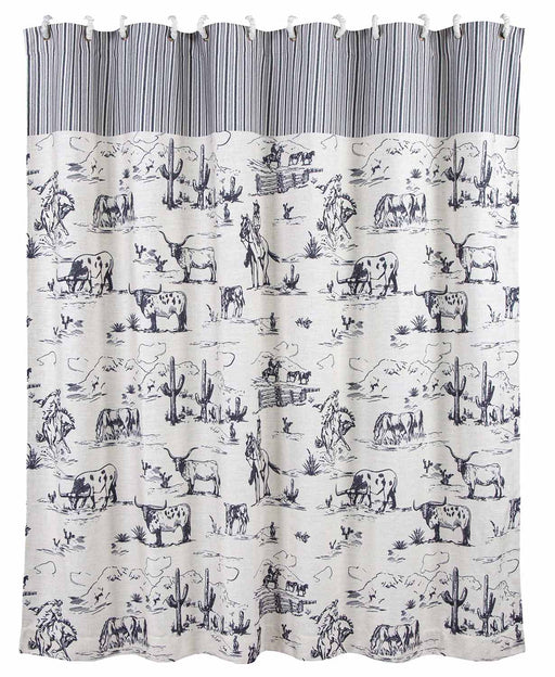 Ranch Life Shower Curtain -   