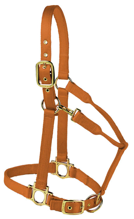 Valhoma Premium Adjustable Nylon Halter - CopperMedium