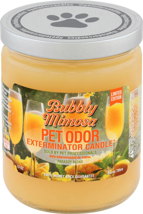 Pet Odor Exterminator Candle, Bubbly Mimosa, 13 oz - Bubbly Mimosa 13oz 