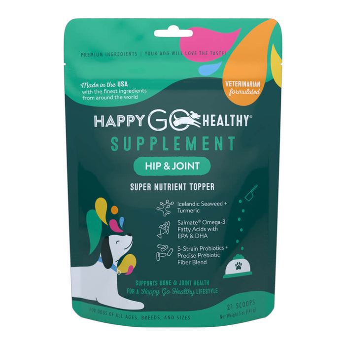 Happy Go Healthy Hip and Joint Supplement for Dogs - 5oz