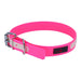 Ultrahund Play Glow Dog Collar, 1" Wide, 18" Long, Fits 16" to 20" - Pink