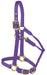 Valhoma Premium Adjustable Nylon Halter - PurpleMedium