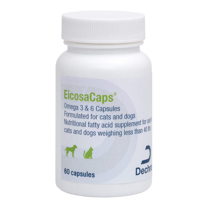 EicosaCaps Omega 3 & 6 for Dogs and Cats - under 40lbs