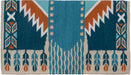 Good Medicine "Reining Glory" 100% New Zealand Wool Saddle Blanket - TAN TURQUOISE  