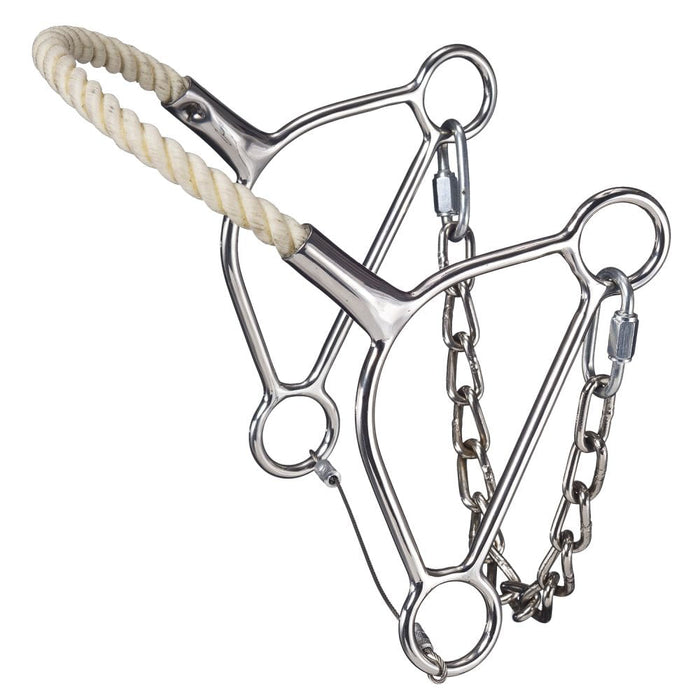 Tough1 Beetle Hackamore - Stainless Steel  