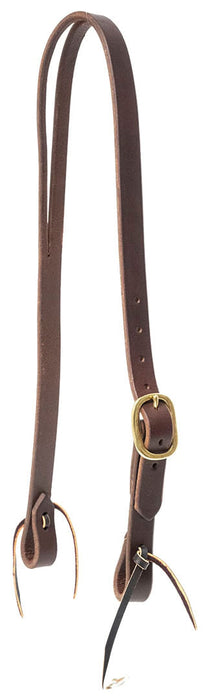 Poplar Head Premium Oiled Harness Leather 1" Wide Split Ear Headstall - Brown  