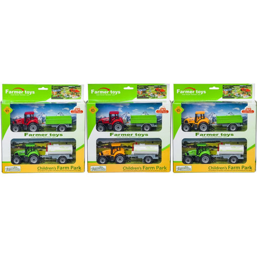 Tractor with Implements, 2 Pack - Multi  