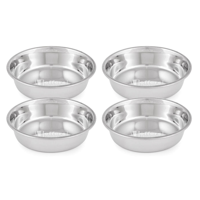 ss-hvy-wgt-bowl-1-2-pint-78010 - 1 Pint Heavyweight Stainless Steel Bowl, 4 Pack