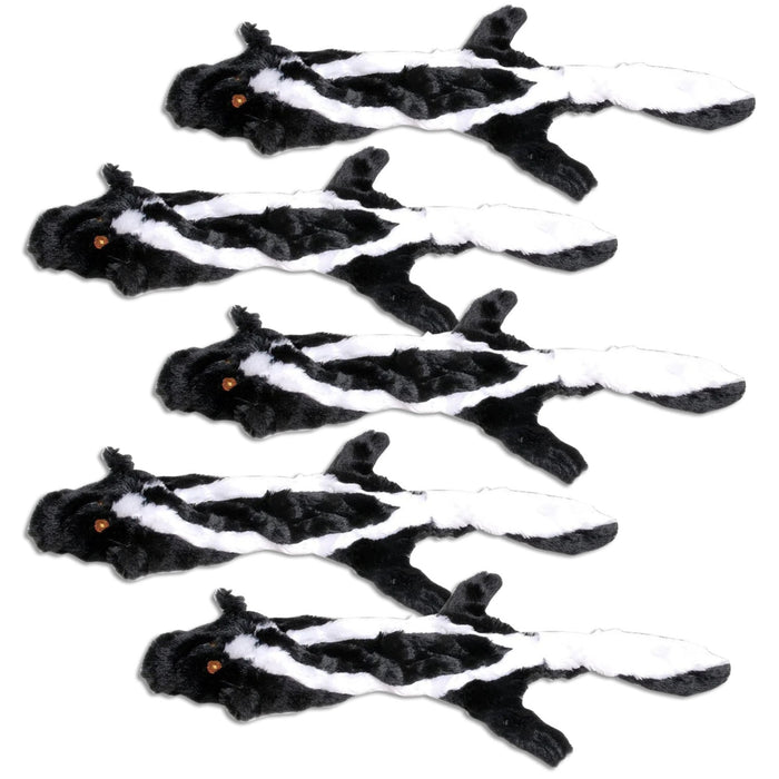 Thinnies with Rope and Squeaker, 21" - Skunk5 Pack