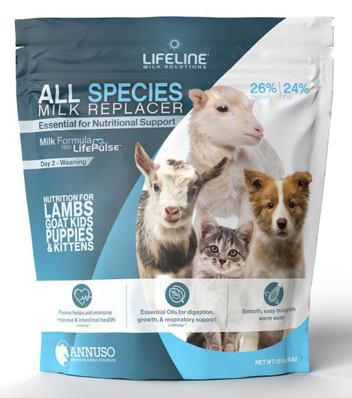 LIFELINE All-Species 26:24 Milk Replacer - 4 lb natural herbal natural herbal aroma