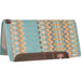 Classic Equine Wool Top Saddle Pad - Turquoise & Honey 32" x 34" Turquoise & Honey