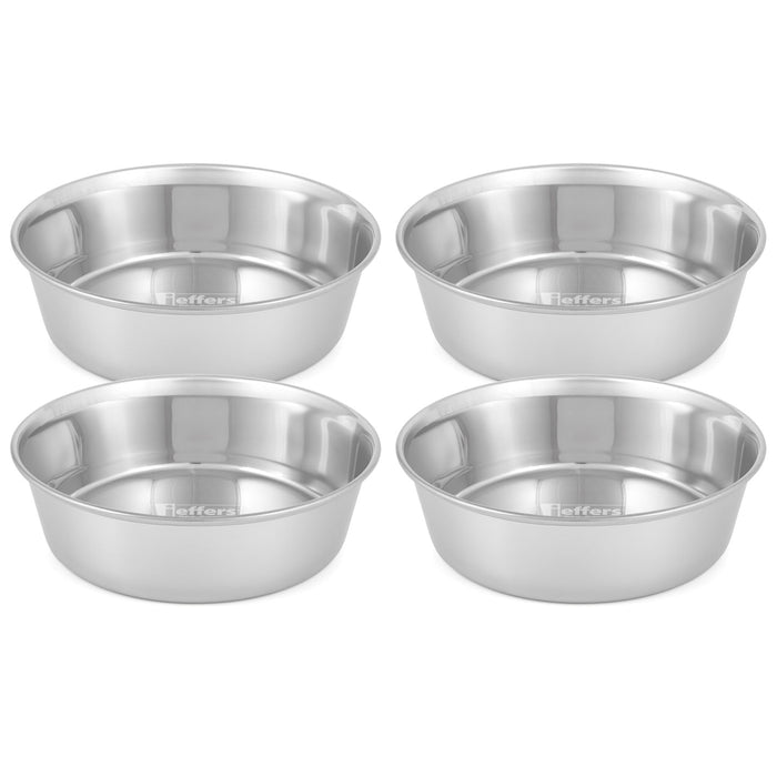 ss-hvy-wgt-bowl-1-2-pint-78010 - 30 oz Heavyweight Stainless Steel Bowl, 4 Pack