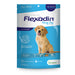 Flexadin Young Dog 90 ct - Initial Oral Administration (4 to 6 week period) Dogs 22lbs to 44lbs: 2 chews daily Dogs 45 lbs to 6