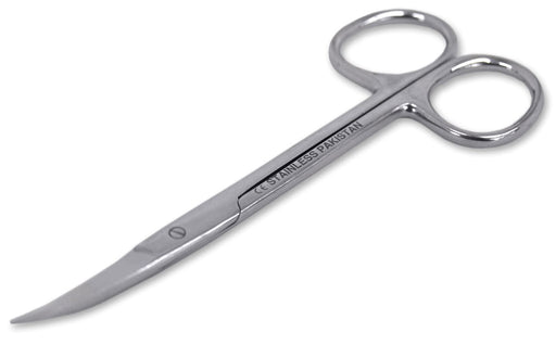 Iris Scissors Curved  4.5" - Silver4.5"