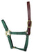 Valhoma Foal & Yearling Premium Breakaway Nylon Halter with Leather Crown - Green Yearling Green