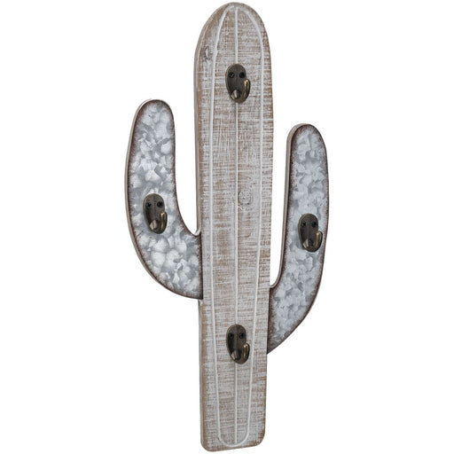 White Wash Cactus Hook, Small -   