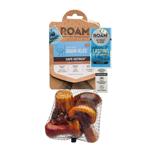 Roam Dog Treats Gnawkle Cape Ostrich - Small