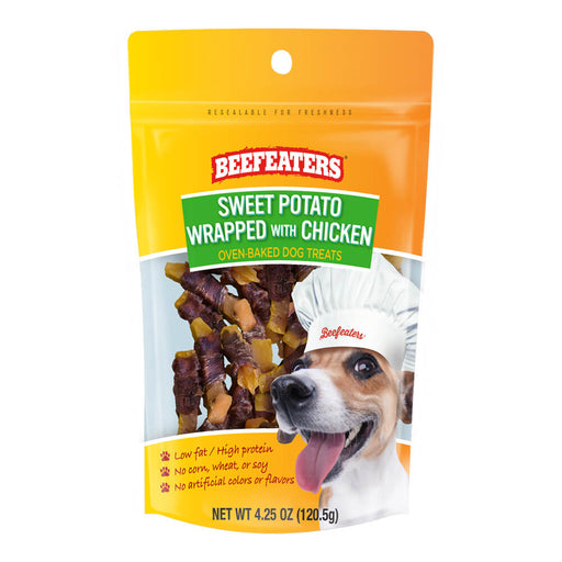 Beefeaters Sweet Potato Wrapped with Chicken - 4.25 oz, 6pk  