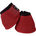 Classic Equine Dy-No Turn Bell Boots - Crimson Medium Crimson