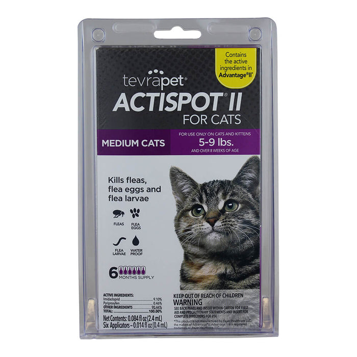 TevraPet Actispot II for Cats, 6 Month Supply -   