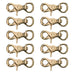 solid-brass-trigger-snap-w-round-swivel-eye-5-8-x-2-3-4 - 10 Pack