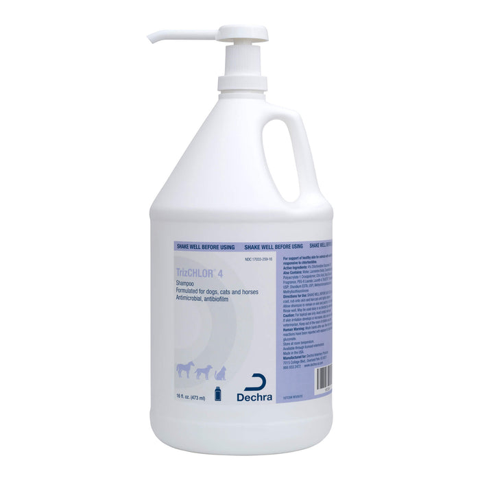 TrizCHLOR 4 Shampoo for Dogs, Cats, and Horses - Gallon