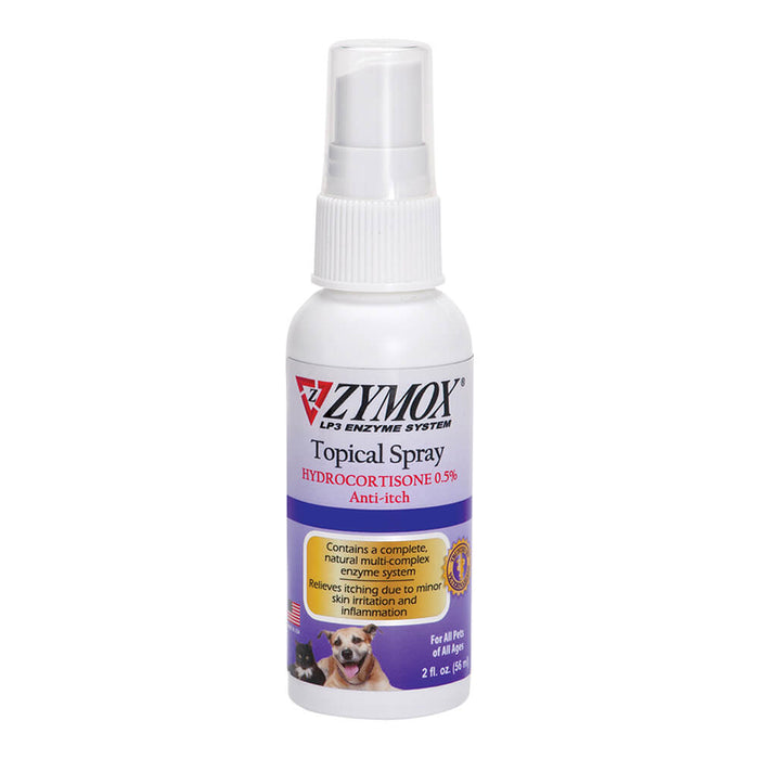 Zymox Enzymatic Topical Spray with Hydrocortisone, 2 oz - 2 oz