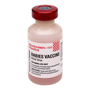 Nobivac 1-Rabies Vaccine, 10 mL Vial, No Tags - 1 x 10 mL Vials