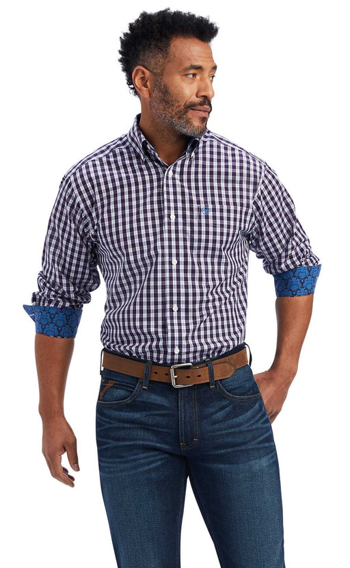 Ariat Men's Wrinkle Free Donny Fitted Shirt - LG  