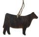 Cowhide Leather Christmas Ornament - Cow  