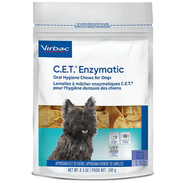 Virbac C.E.T. Enzymatic Oral Chews for Dogs - 11-25 lbs