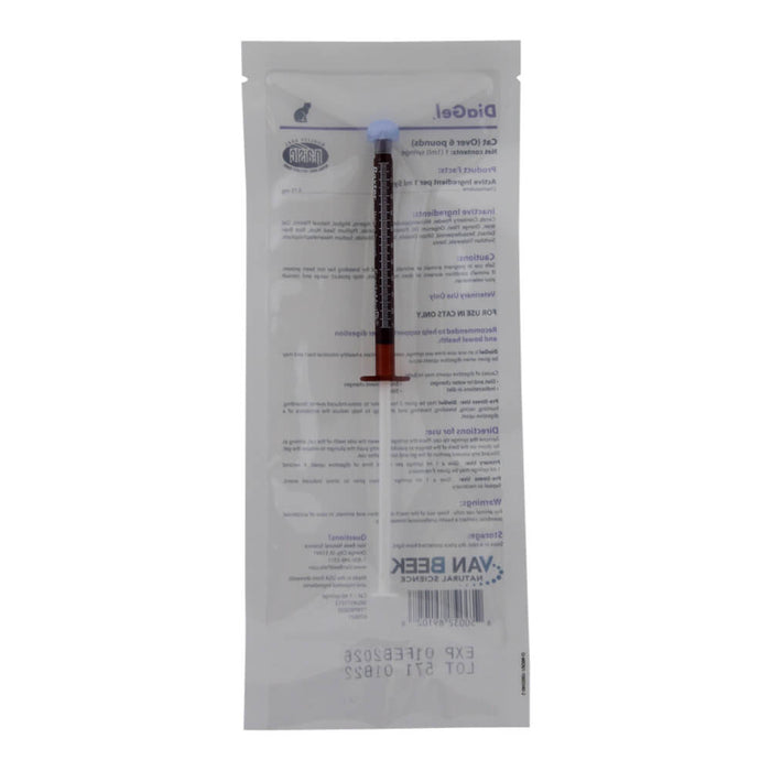 Van Beek Cat DiaGel 1 Syringe - Brown Oregano 1 mL