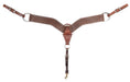 Martin Saddlery Roughout Breast Collar - Chocolate 2.75" 