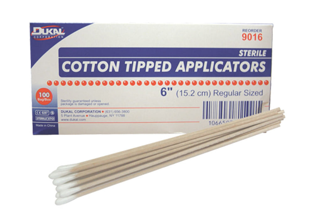 Cotton Tipped Applicators 6"  100ct - Count of 100