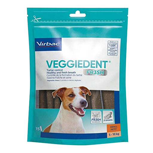 Virbac C.E.T. VeggieDent Fr3sh Dental Chews - Small