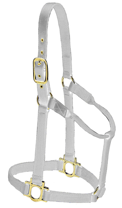 Valhoma Premium Nylon Halter - SilverMedium