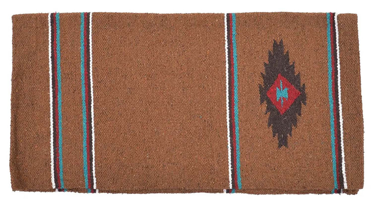 Diamond R Single Weave Saddle Blanket - Tan  