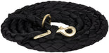 Braided 9' Loping Lead Rope - Black  