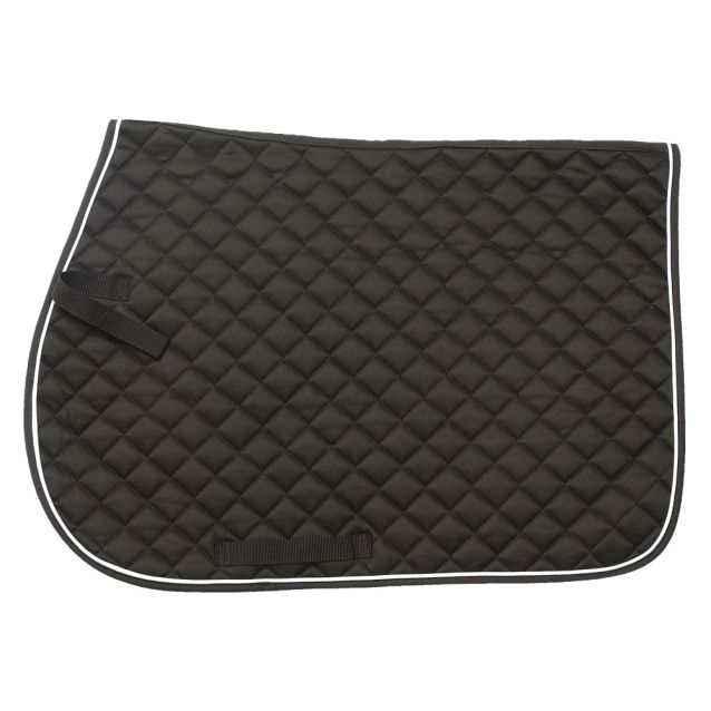 Quilted Event Saddle Pad - Black  