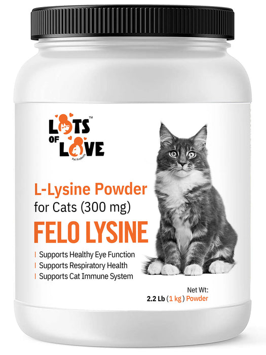 Lots of Love Fel O Lysine Powder for Cats - 2.2 lb  