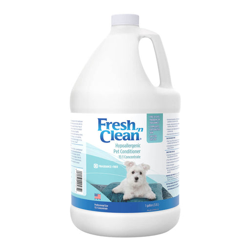 Fresh 'n Clean Hypoallergenic Pet Conditioner 15:1 Concentrate Gallon - WhiteFragrance FreeGallon