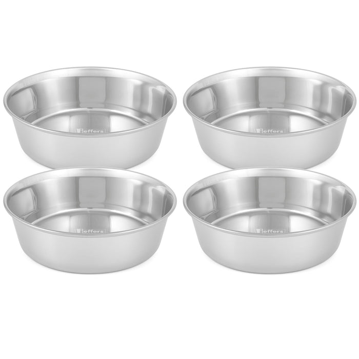 ss-hvy-wgt-bowl-1-2-pint-78010 - 48 oz Heavyweight Stainless Steel Bowl, 4 Pack