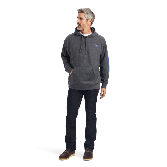 Ariat Mens Logo Hoodie - Charcoal HeatherSmall