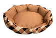 Mink Tufted Euro Bed - Chanterelle & Vanilla Ice Large 