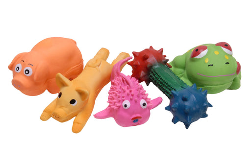 Pip Squeaks Latex Dog Toys, each (Assorted) -   