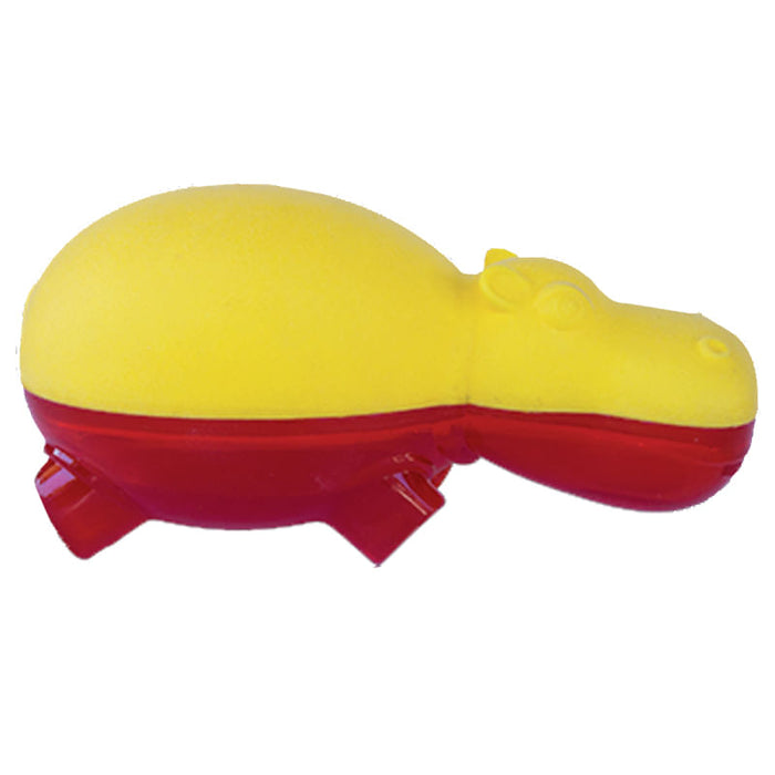 AquaFOAM Floating Dog Toys - AquaFOAM Hippo, 7" x 3"  