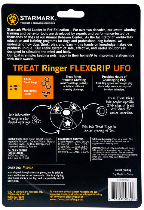 Treat Ringer FlexGrip UFO - Med Treat Ringer FlexGrip UFO  