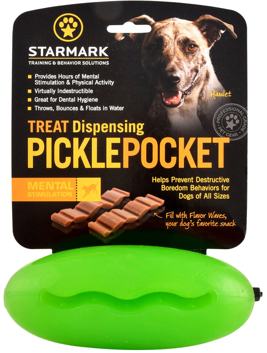 Pickle Pocket Treat Dispensing Toy -   